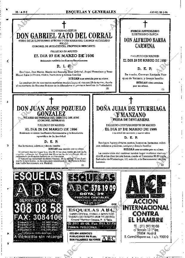 ABC MADRID 28-03-1996 página 98