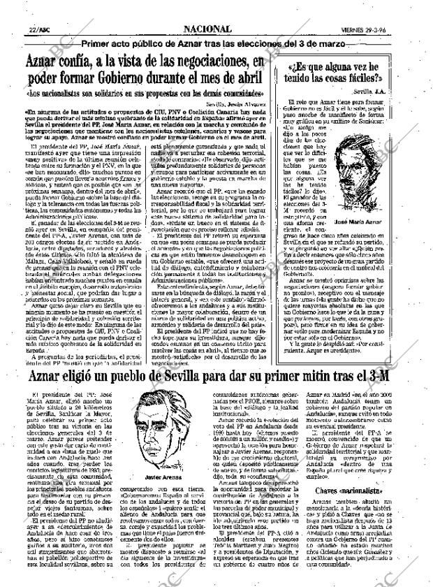 ABC SEVILLA 29-03-1996 página 22