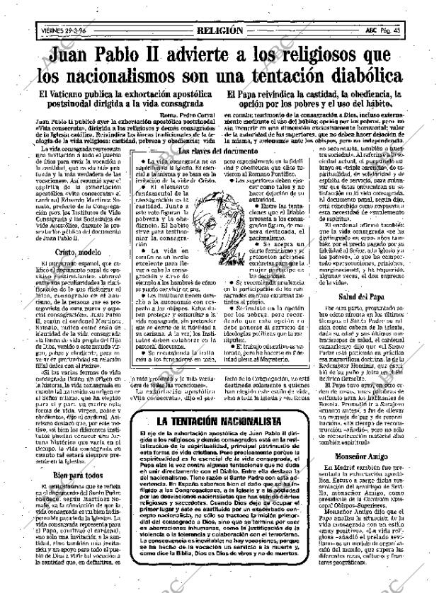 ABC SEVILLA 29-03-1996 página 45