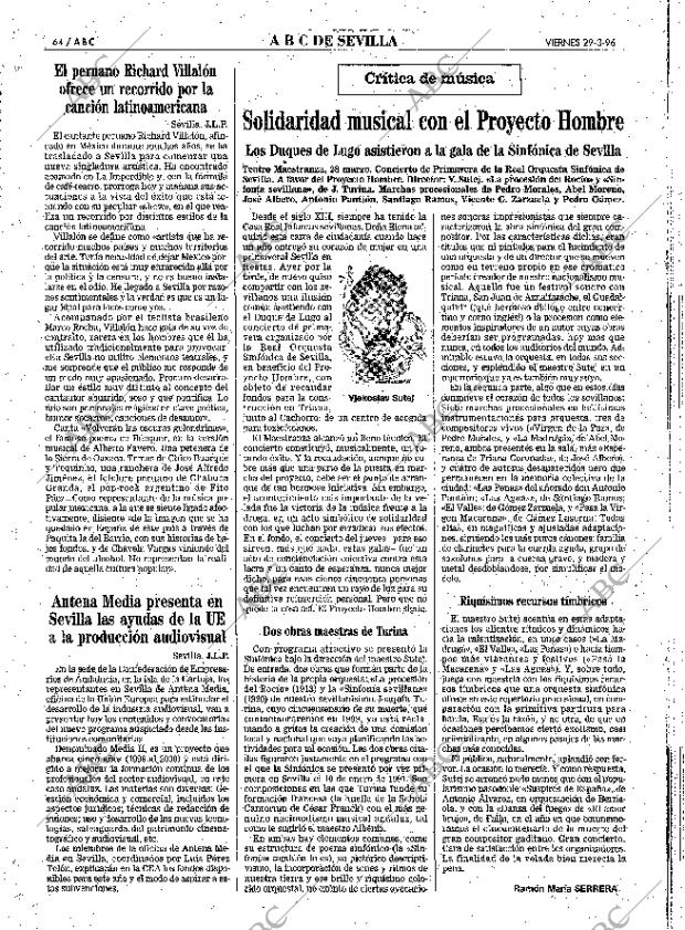 ABC SEVILLA 29-03-1996 página 64