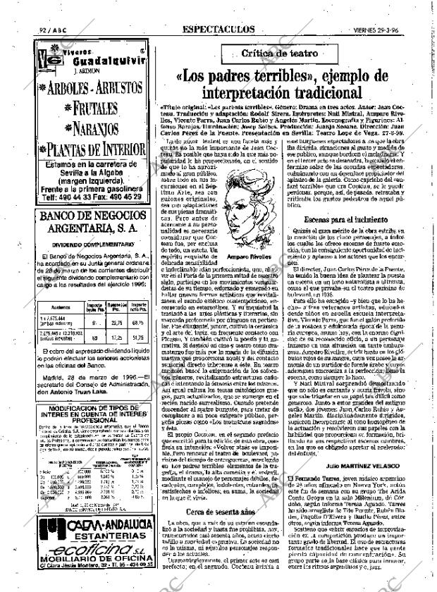 ABC SEVILLA 29-03-1996 página 92
