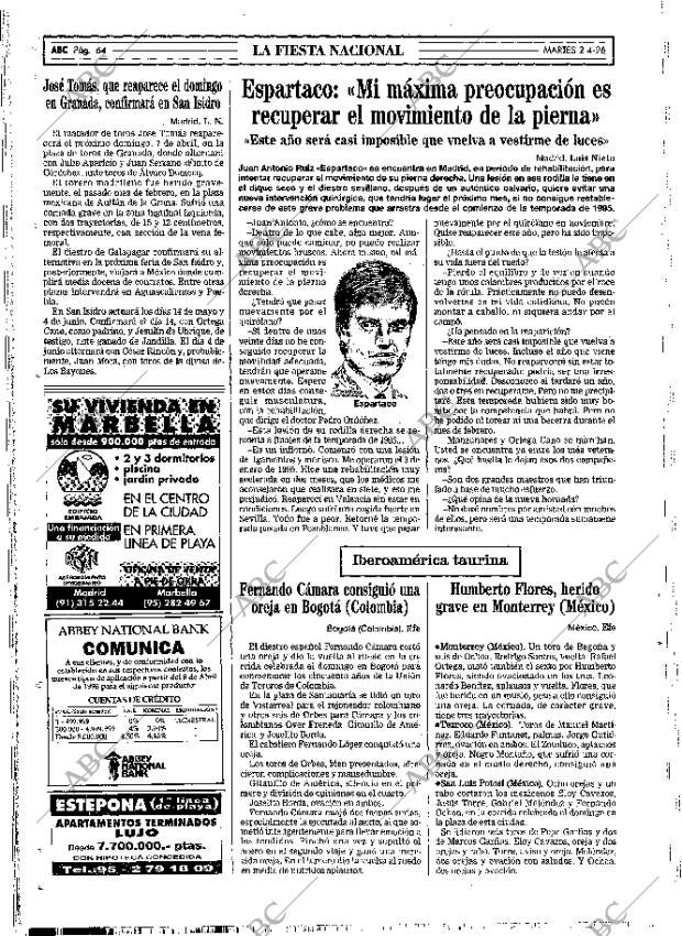 ABC MADRID 02-04-1996 página 64