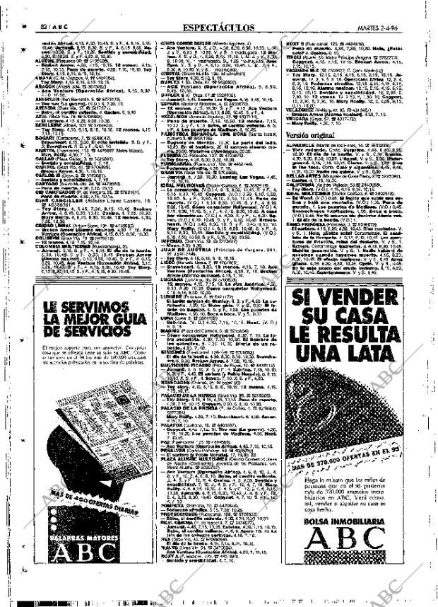 ABC MADRID 02-04-1996 página 82