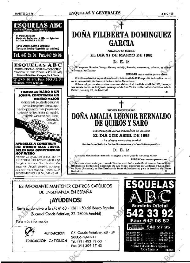 ABC MADRID 02-04-1996 página 85