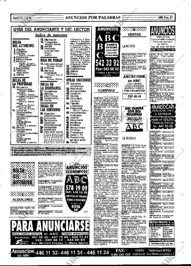 ABC MADRID 02-04-1996 página 87
