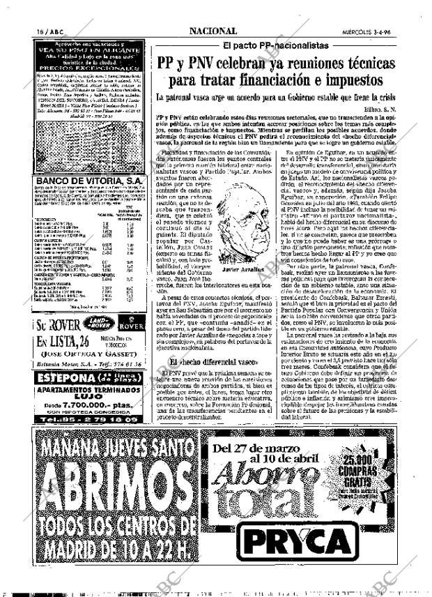 ABC MADRID 03-04-1996 página 18