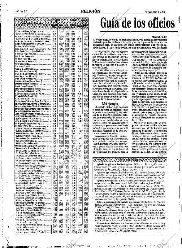 ABC MADRID 03-04-1996 página 62