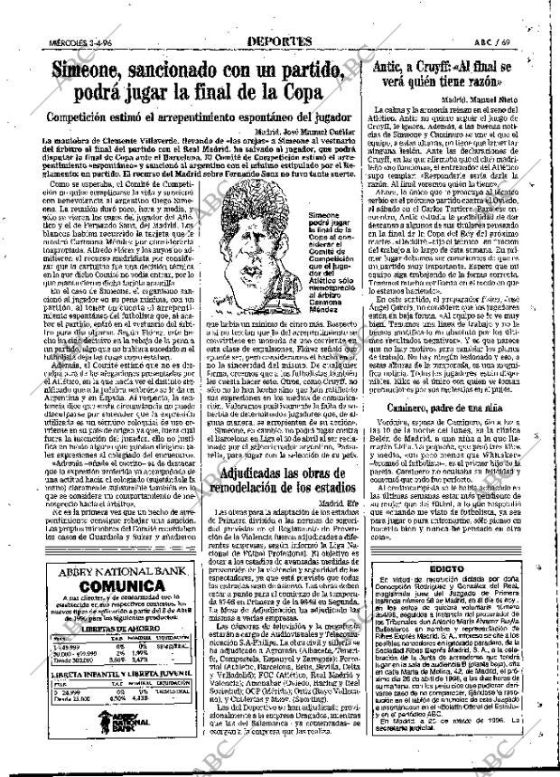 ABC MADRID 03-04-1996 página 69