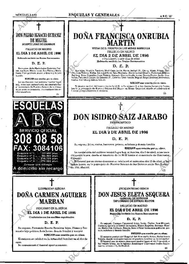 ABC MADRID 03-04-1996 página 87