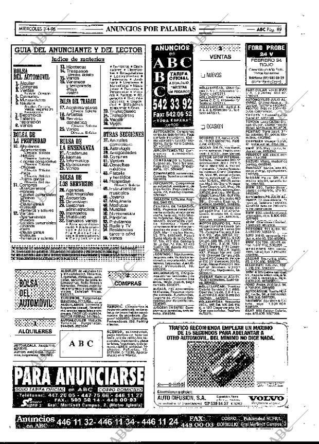 ABC MADRID 03-04-1996 página 89