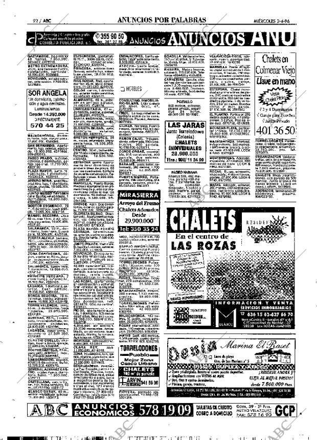 ABC MADRID 03-04-1996 página 92