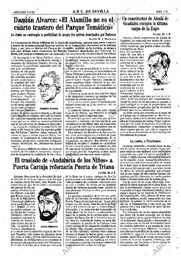 ABC SEVILLA 03-04-1996 página 51