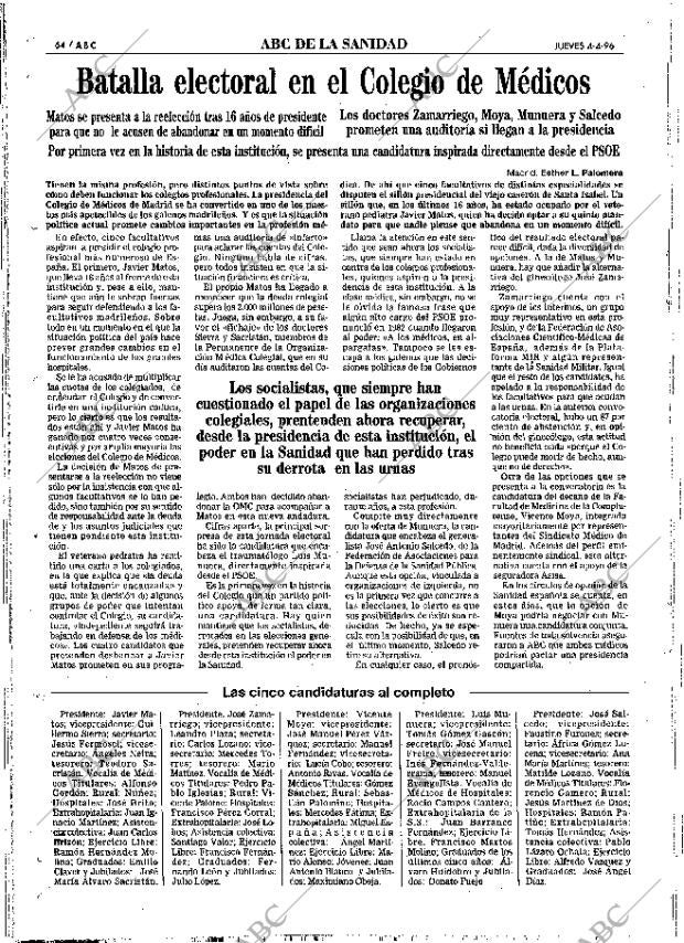 ABC MADRID 04-04-1996 página 64
