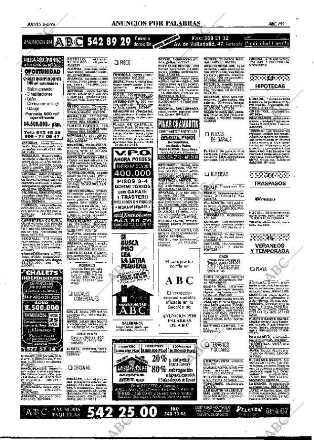 ABC MADRID 04-04-1996 página 91