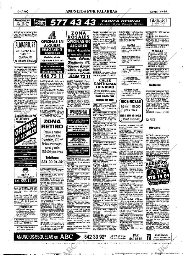 ABC MADRID 11-04-1996 página 104