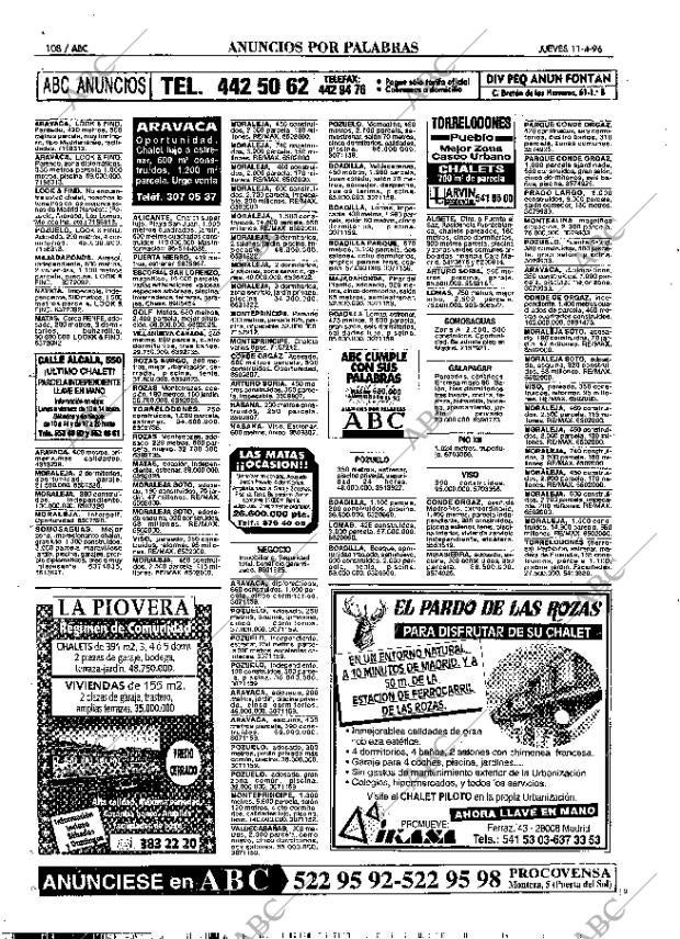 ABC MADRID 11-04-1996 página 108