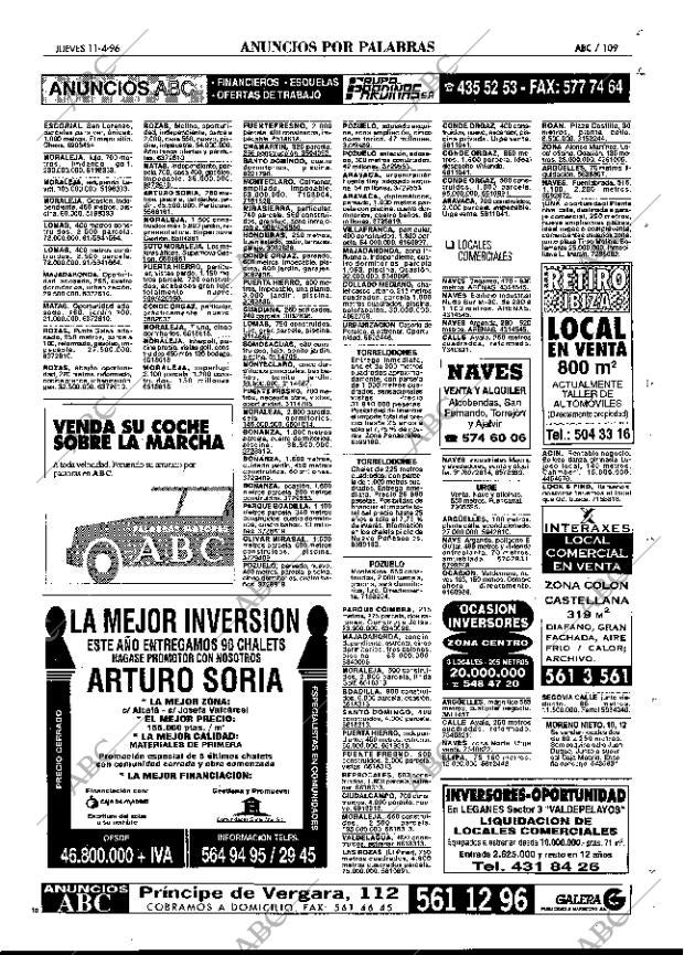 ABC MADRID 11-04-1996 página 109