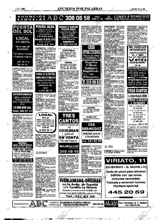 ABC MADRID 11-04-1996 página 110