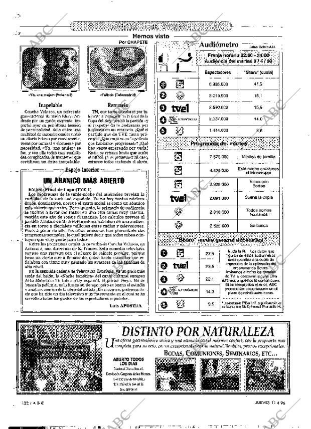 ABC MADRID 11-04-1996 página 132