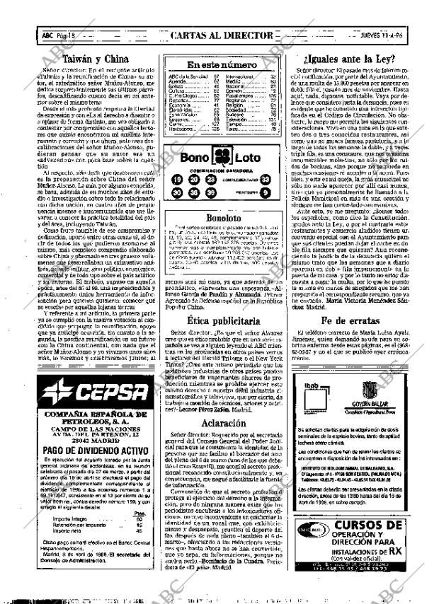 ABC MADRID 11-04-1996 página 18