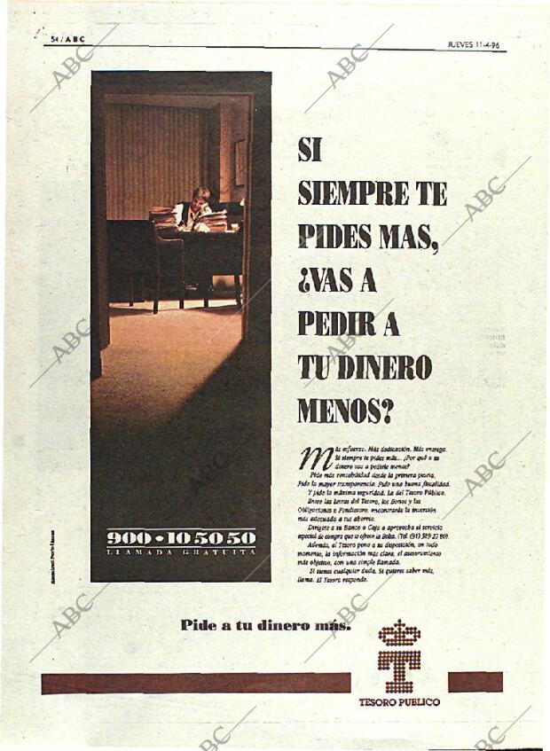 ABC MADRID 11-04-1996 página 54