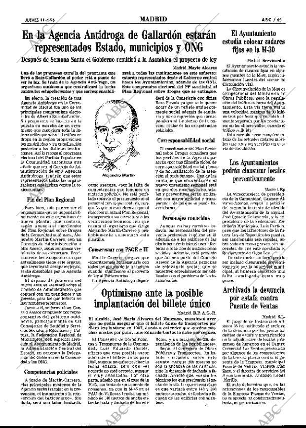 ABC MADRID 11-04-1996 página 65