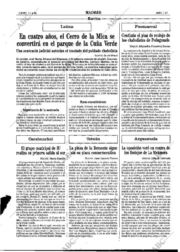ABC MADRID 11-04-1996 página 67
