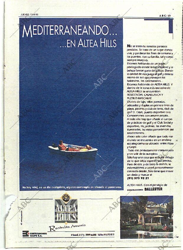 ABC MADRID 11-04-1996 página 69