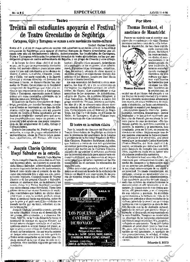 ABC MADRID 11-04-1996 página 86