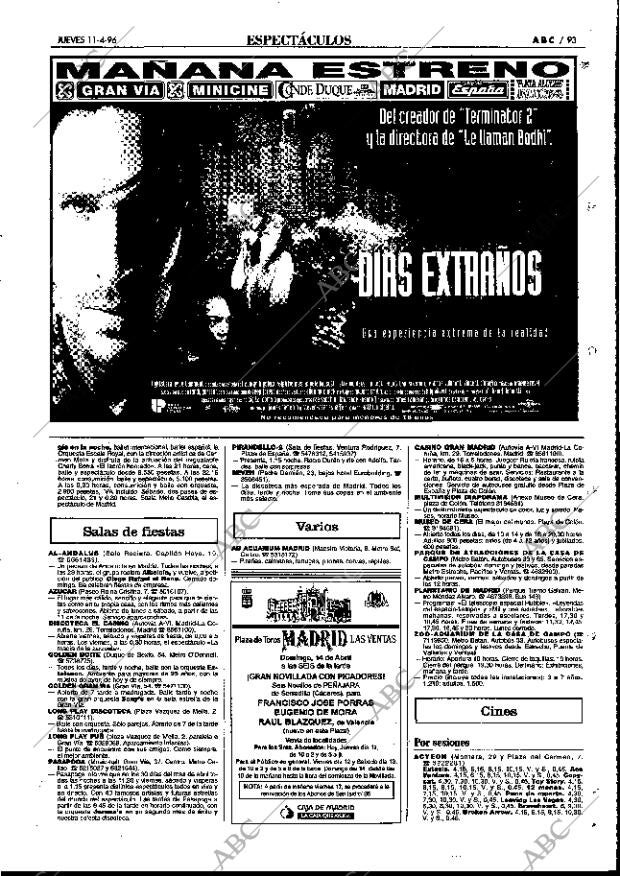 ABC MADRID 11-04-1996 página 93