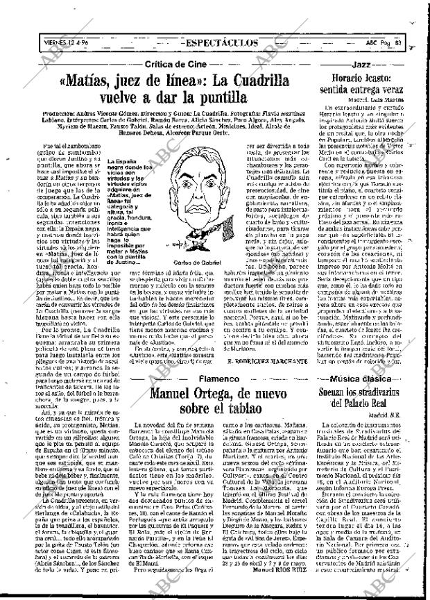 ABC MADRID 12-04-1996 página 83