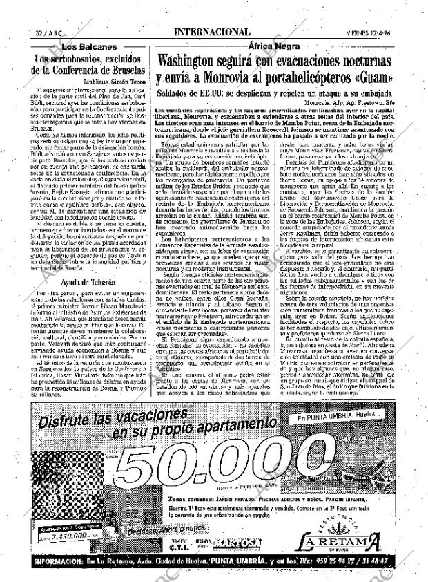 ABC SEVILLA 12-04-1996 página 32
