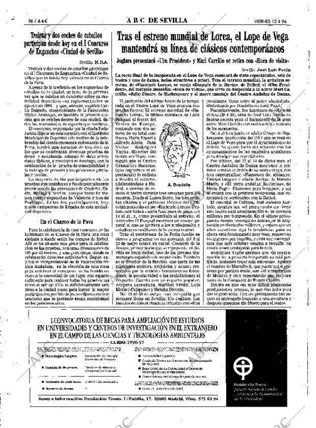 ABC SEVILLA 12-04-1996 página 58