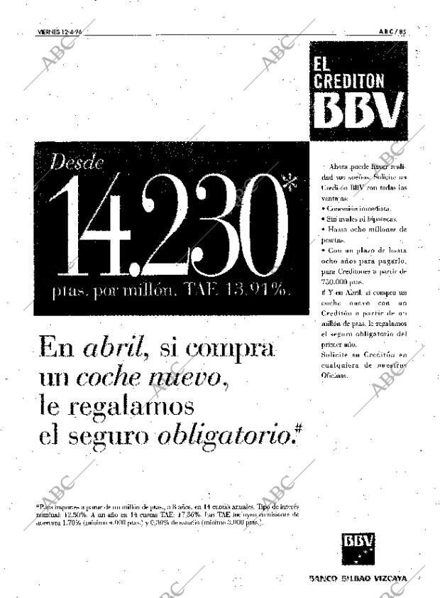 ABC SEVILLA 12-04-1996 página 85