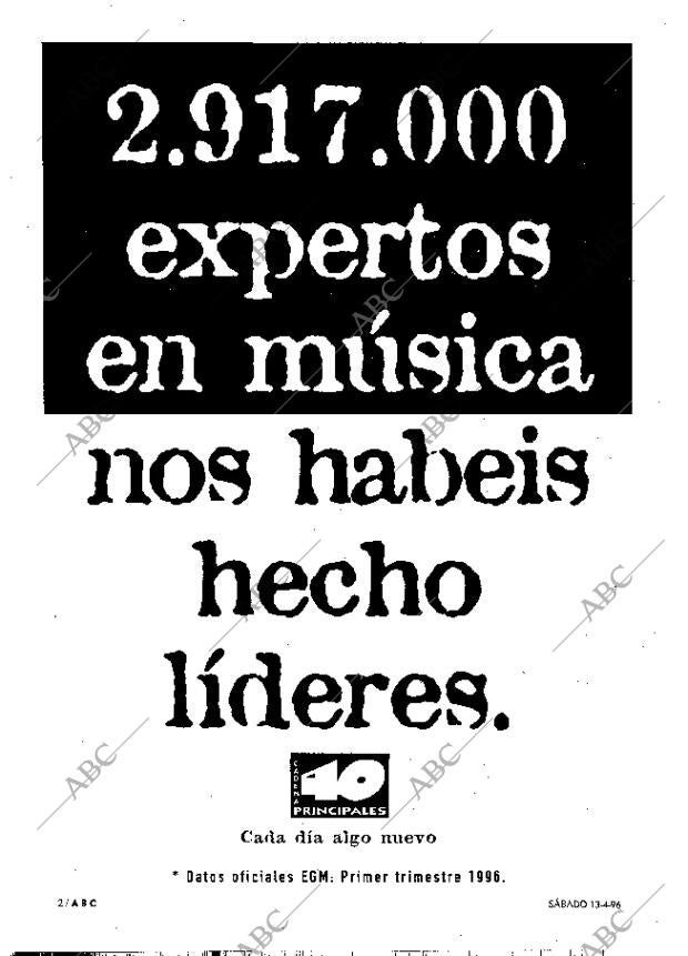 ABC MADRID 13-04-1996 página 2