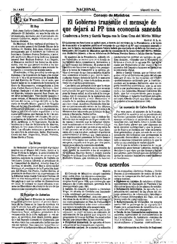 ABC MADRID 13-04-1996 página 24