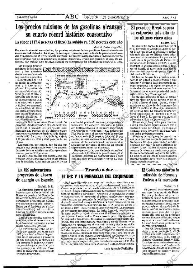 ABC MADRID 13-04-1996 página 43