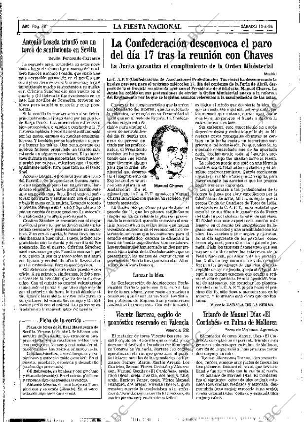 ABC MADRID 13-04-1996 página 78