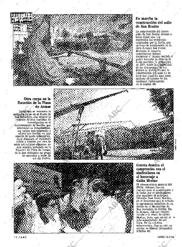 ABC SEVILLA 15-04-1996 página 12