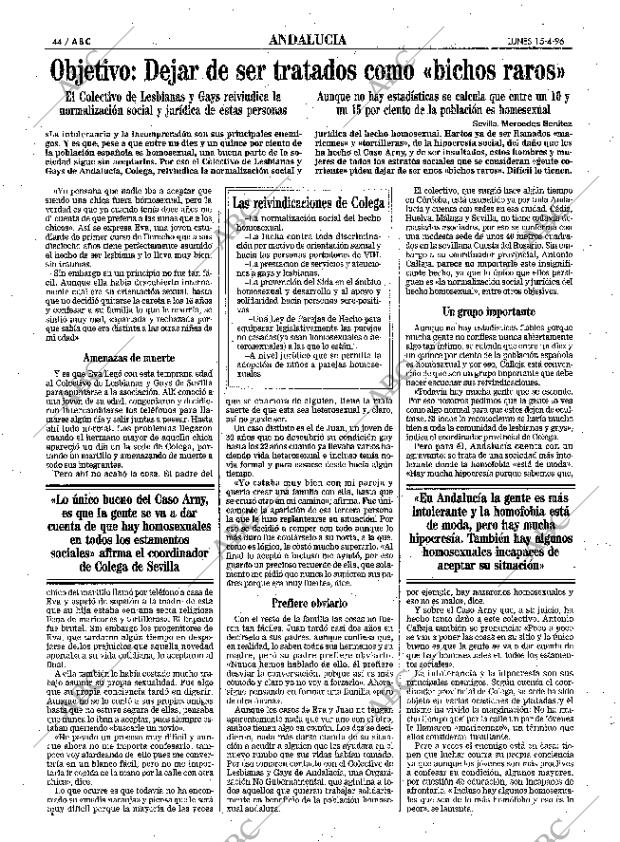 ABC SEVILLA 15-04-1996 página 44
