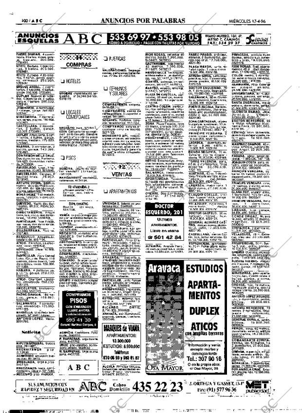 ABC MADRID 17-04-1996 página 100