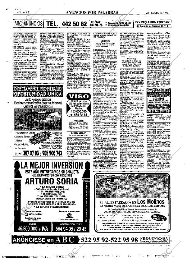 ABC MADRID 17-04-1996 página 102