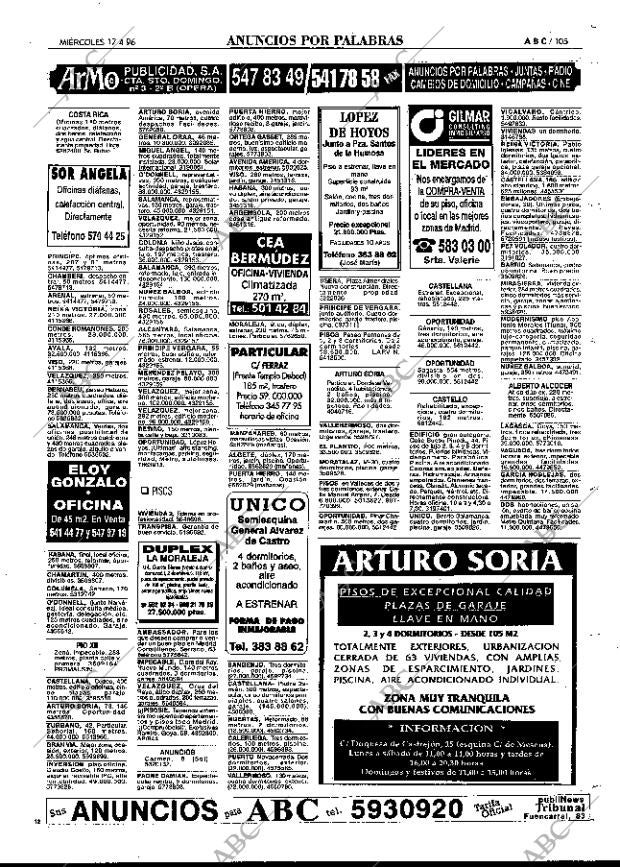 ABC MADRID 17-04-1996 página 105