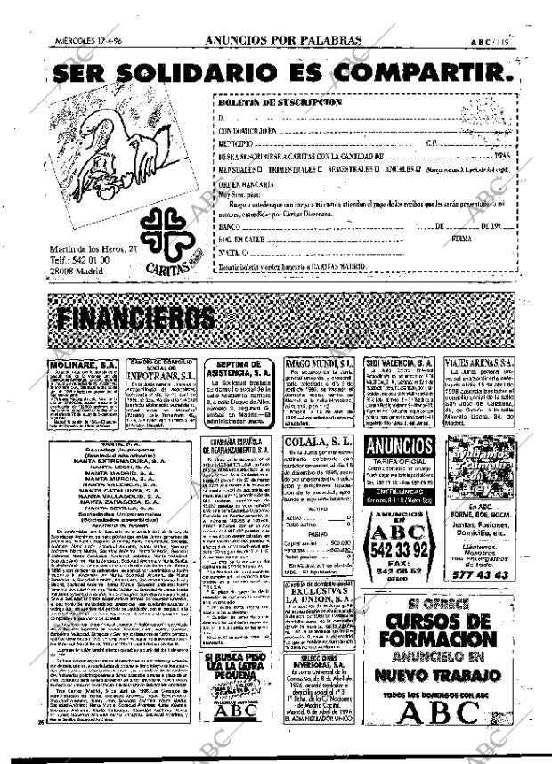 ABC MADRID 17-04-1996 página 119