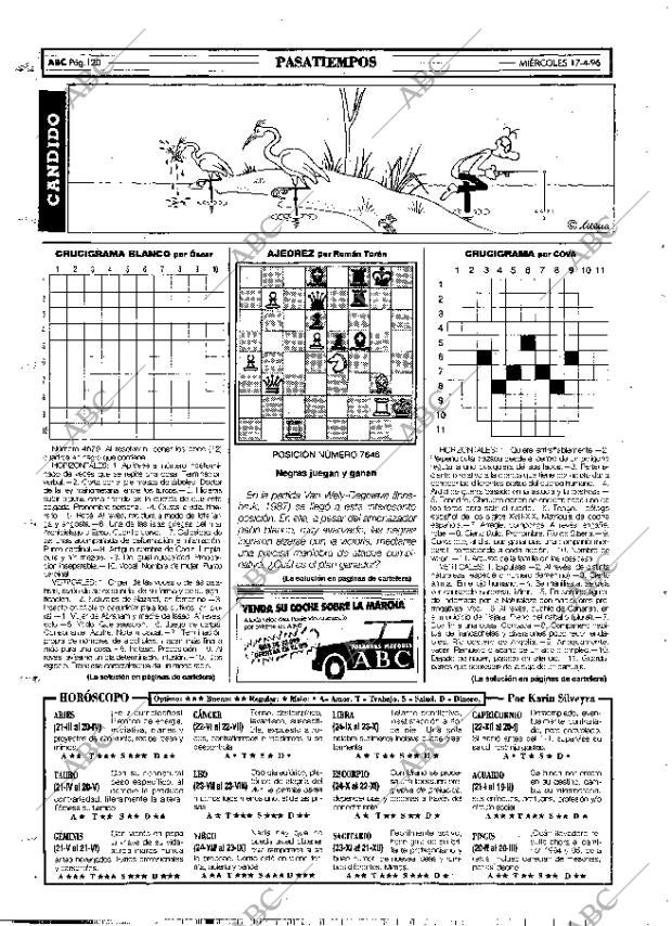 ABC MADRID 17-04-1996 página 120