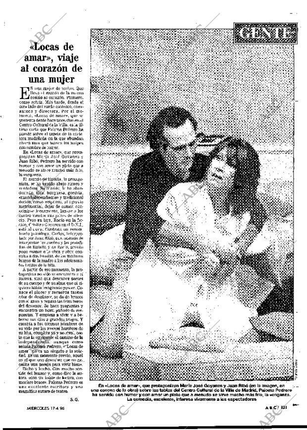 ABC MADRID 17-04-1996 página 121