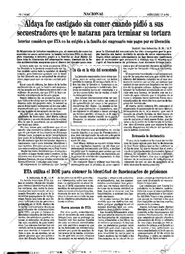 ABC MADRID 17-04-1996 página 26