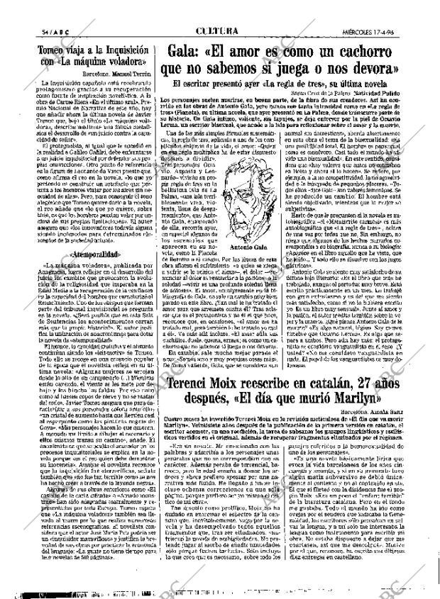 ABC MADRID 17-04-1996 página 54