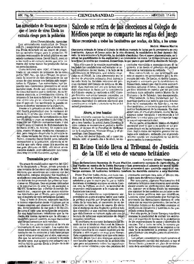 ABC MADRID 17-04-1996 página 56