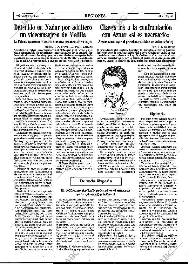 ABC MADRID 17-04-1996 página 59